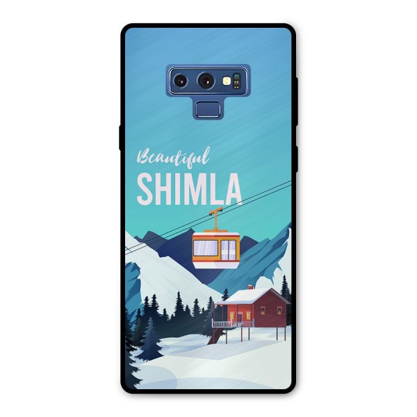 Beautiful Shimla Metal Back Case for Galaxy Note 9