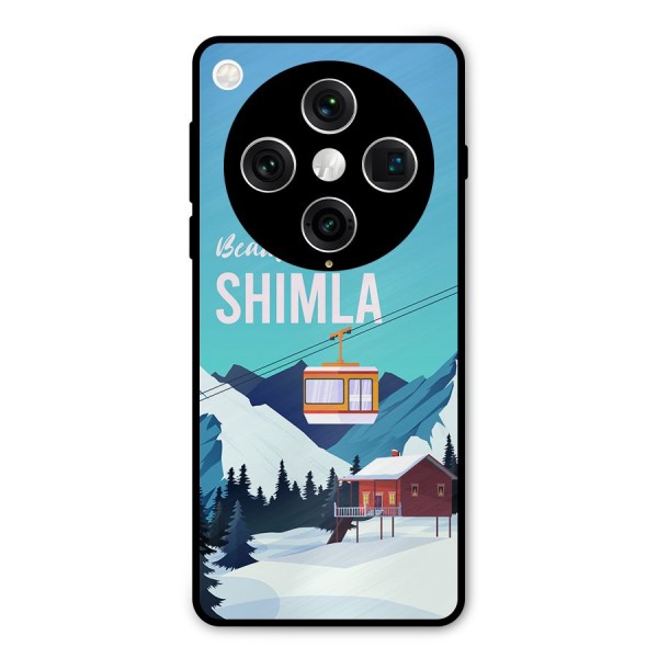 Beautiful Shimla Metal Back Case for Oppo Find X8 Pro