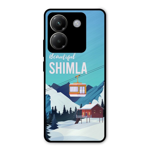 Beautiful Shimla Metal Back Case for Poco M7 Pro 5G