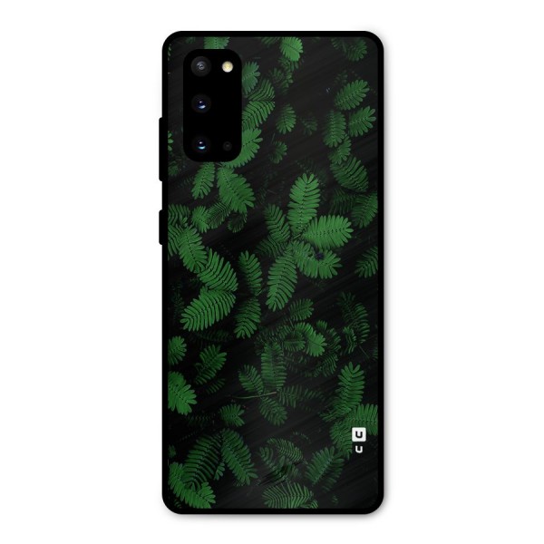 Beautiful Touch Me Not Metal Back Case for Galaxy S20