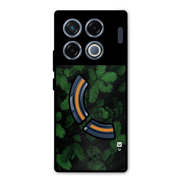 Beautiful Touch Me Not Metal Back Case for Infinix GT 20 Pro