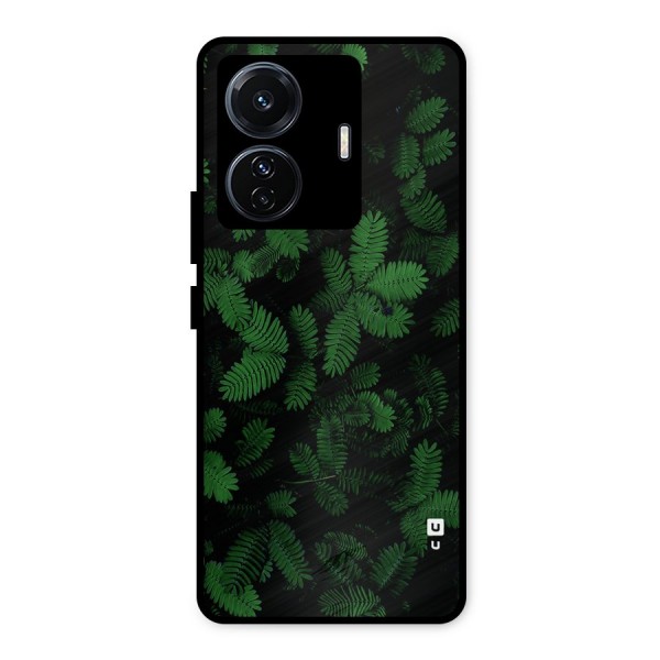 Beautiful Touch Me Not Metal Back Case for iQOO Z6