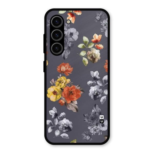 Beauty Art Bloom Metal Back Case for Galaxy S23