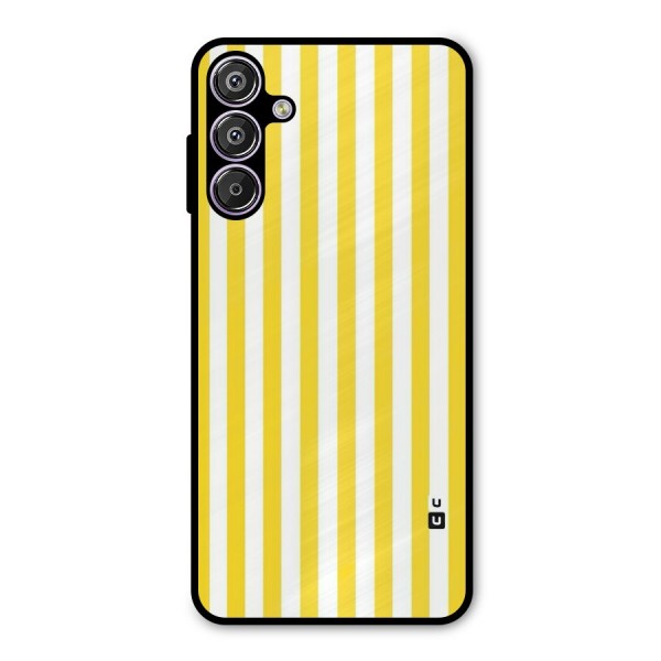 Beauty Color Stripes Metal Back Case for Galaxy F15