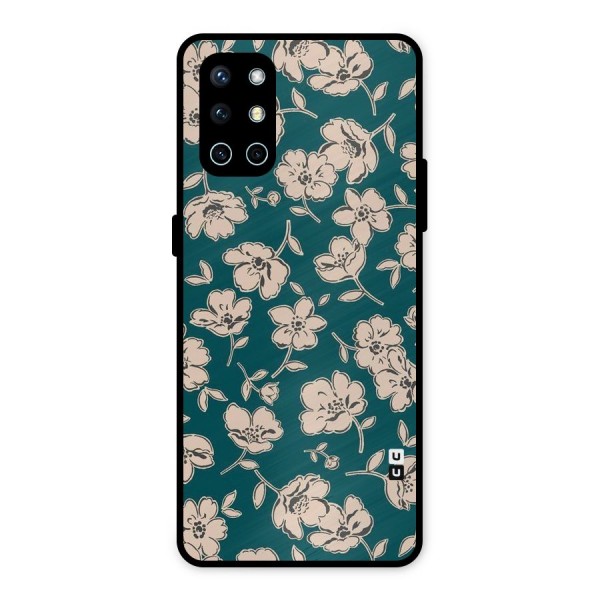 Beauty Green Bloom Metal Back Case for OnePlus 9R
