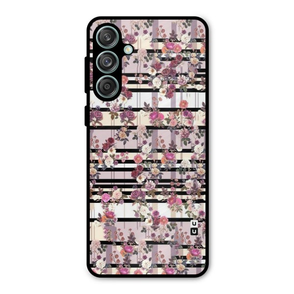 Beauty In Floral Metal Back Case for Galaxy M55 5G