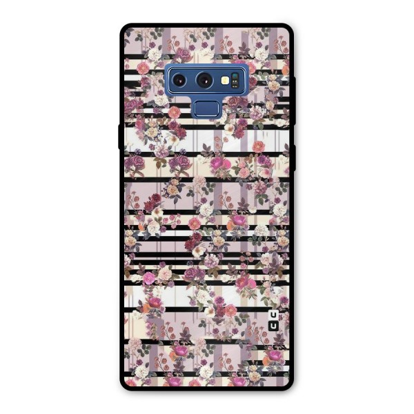 Beauty In Floral Metal Back Case for Galaxy Note 9