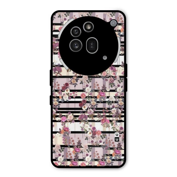 Beauty In Floral Metal Back Case for Nothing Phone 3a Pro