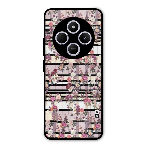Beauty In Floral Metal Back Case for Poco C75 5G