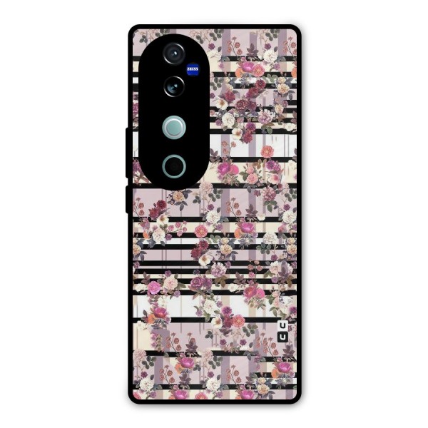 Beauty In Floral Metal Back Case for Vivo V40 Pro