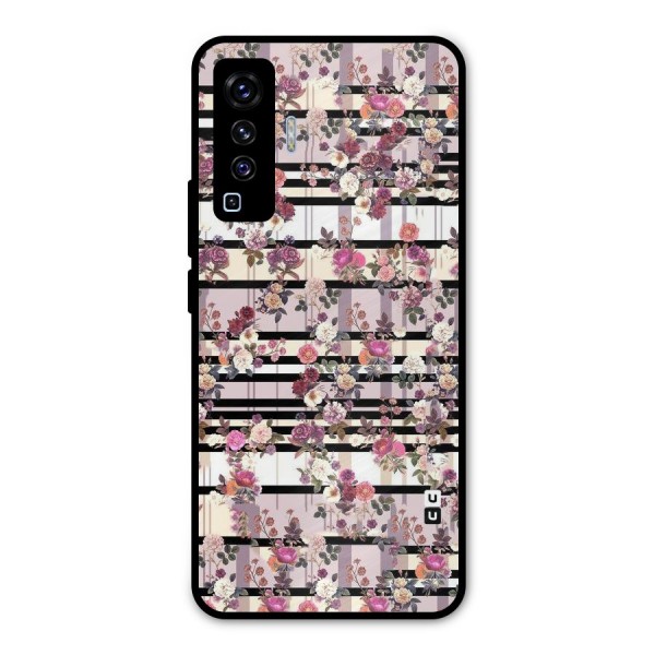 Beauty In Floral Metal Back Case for Vivo X50