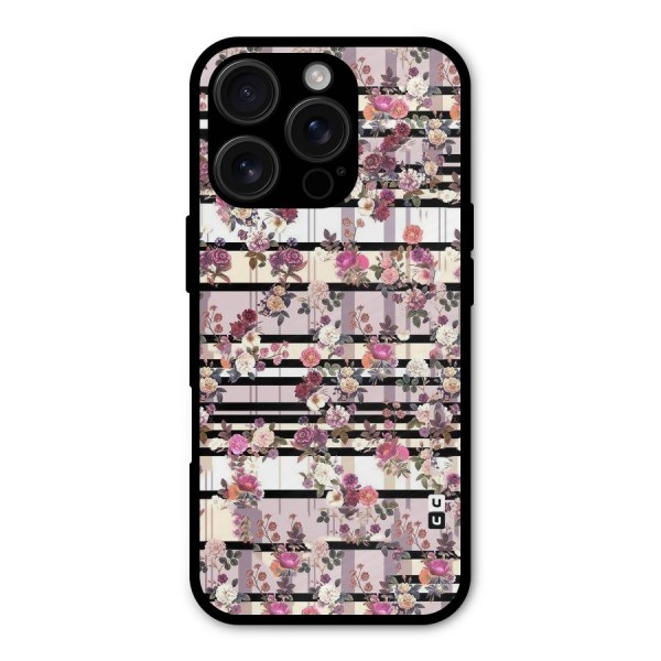 Beauty In Floral Metal Back Case for iPhone 16 Pro