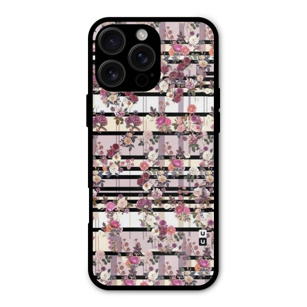 Beauty In Floral Metal Back Case for iPhone 16 Pro Max