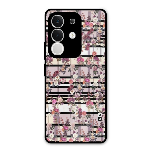 Beauty In Floral Metal Back Case for iQOO Z10x