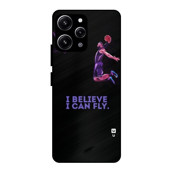 Believe And Fly Glass Back Case for Redmi 12 4G
