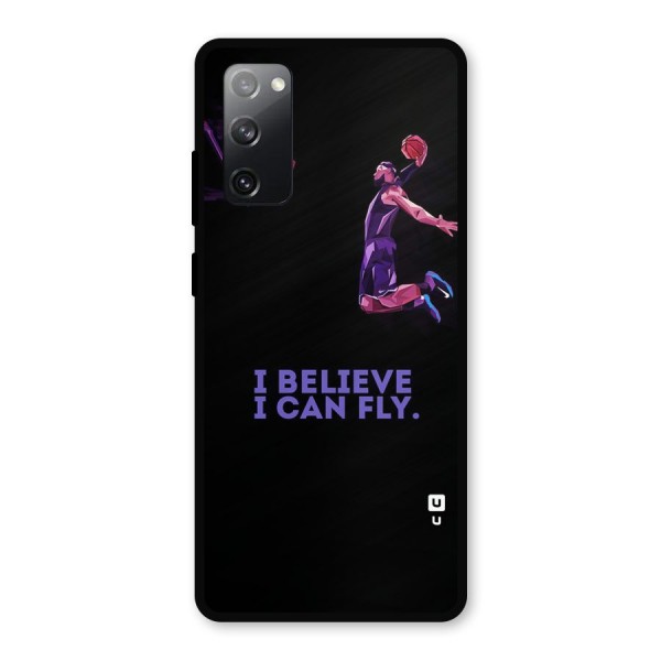 Believe And Fly Metal Back Case for Galaxy S20 FE 5G