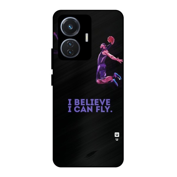 Believe And Fly Metal Back Case for iQOO Z6 44W