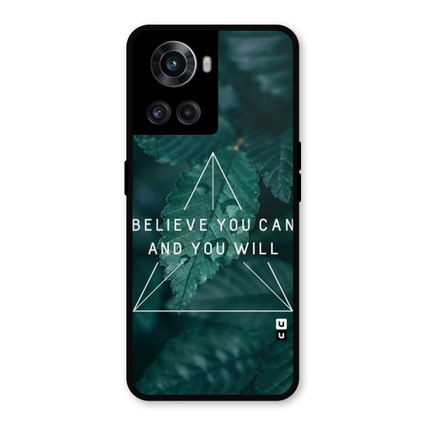 Believe You Can Motivation Metal Back Case for OnePlus 10R