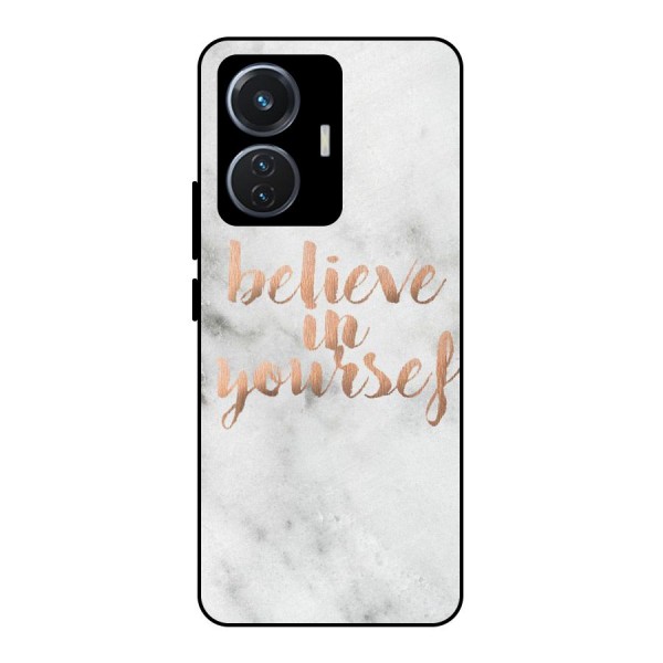 Believe in Yourself Metal Back Case for iQOO Z6 44W