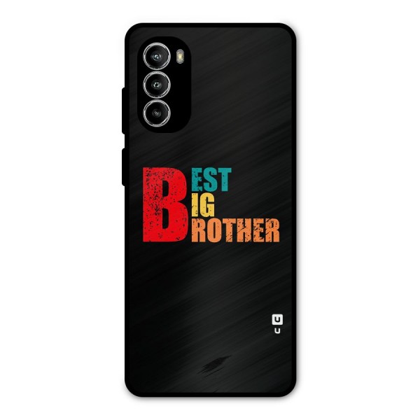 Best Big Brother Metal Back Case for Moto G52