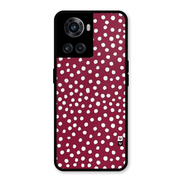 Best Dots Pattern Metal Back Case for OnePlus 10R