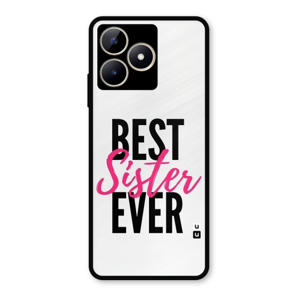 Best Sister Ever Metal Back Case for Realme C53