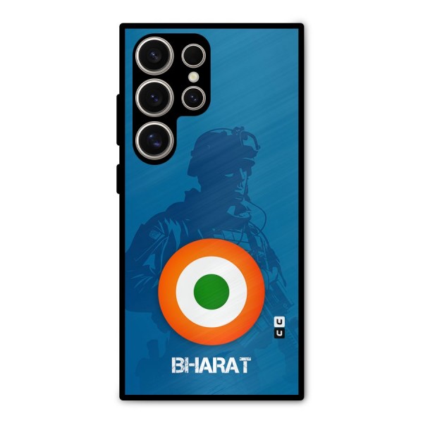 Bharat Commando Metal Back Case for Galaxy S24 Ultra