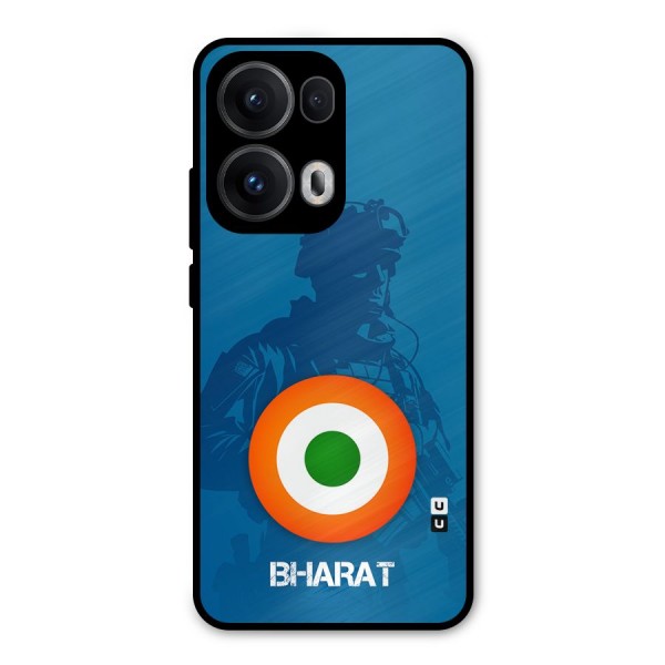 Bharat Commando Metal Back Case for Oppo Reno13 Pro