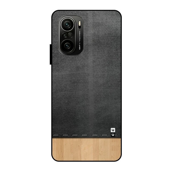 Bicolor Wood Texture Metal Back Case for Mi 11X Pro