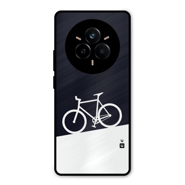 Bicycle Minimal Art Metal Back Case for Realme 14 Pro Plus