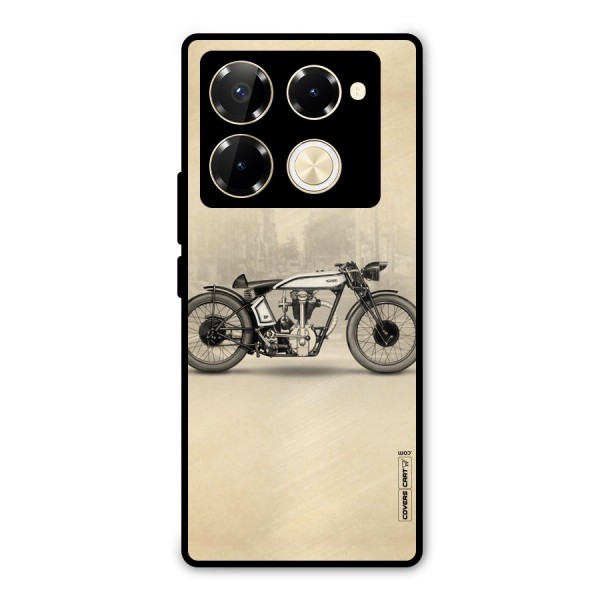 Bike Ride Metal Back Case for Infinix Note 40 Pro Plus