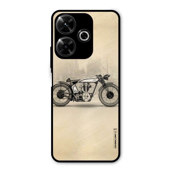 Bike Ride Metal Back Case for Poco M6 Plus