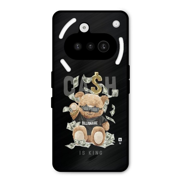 Billionaire Teddy Metal Back Case for Nothing Phone 3a