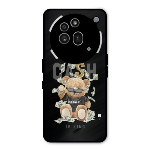 Billionaire Teddy Metal Back Case for Nothing Phone 3a Pro
