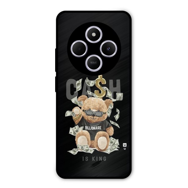 Billionaire Teddy Metal Back Case for Poco C75 5G