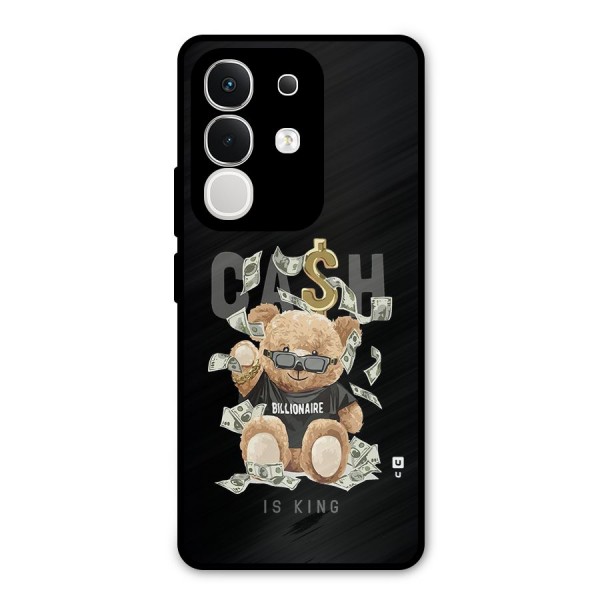 Billionaire Teddy Metal Back Case for iQOO Z10x