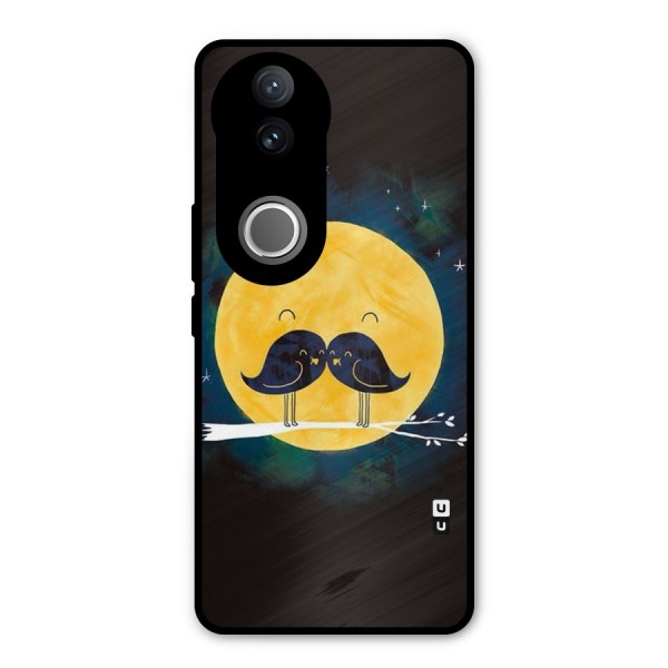 Bird Moustache Metal Back Case for Vivo V50e