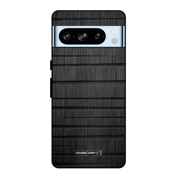 Black Abstract Metal Back Case for Google Pixel 8 Pro