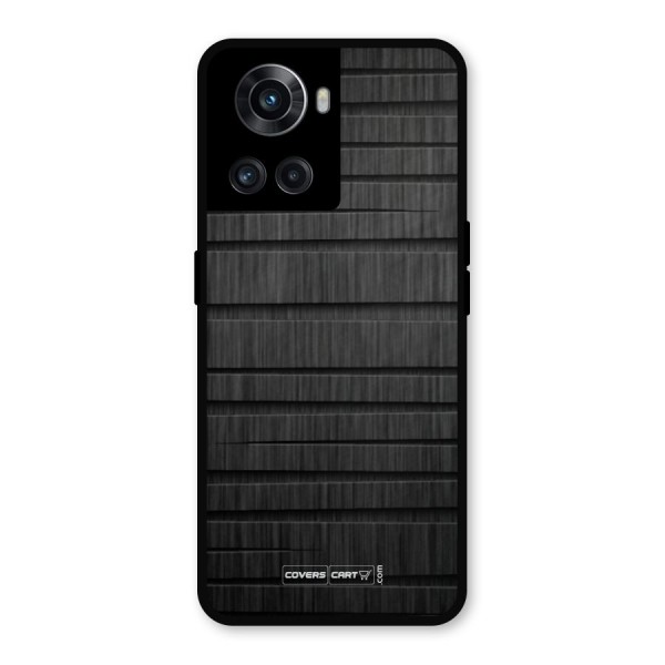 Black Abstract Metal Back Case for OnePlus 10R