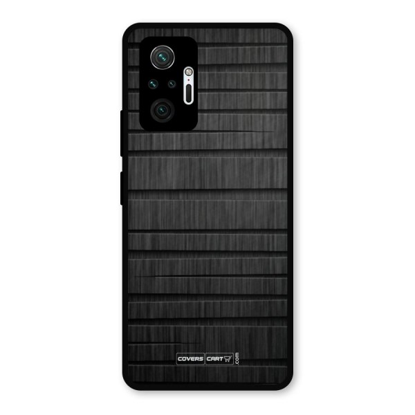 Black Abstract Metal Back Case for Redmi Note 10 Pro Max
