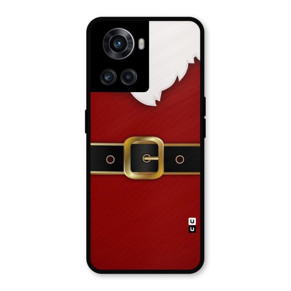 Black Belt Design Metal Back Case for OnePlus 10R