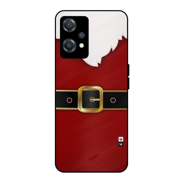 Black Belt Design Metal Back Case for OnePlus Nord CE 2 Lite 5G