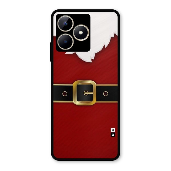 Black Belt Design Metal Back Case for Realme C53