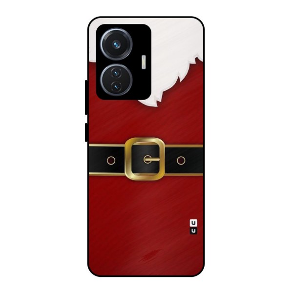Black Belt Design Metal Back Case for iQOO Z6 44W