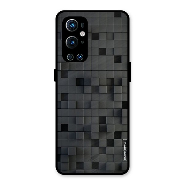 Black Bricks Metal Back Case for OnePlus 9 Pro