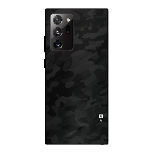 Black Camouflage Metal Back Case for Galaxy Note 20 Ultra