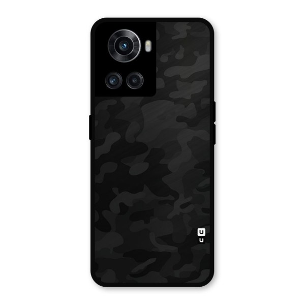 Black Camouflage Metal Back Case for OnePlus 10R