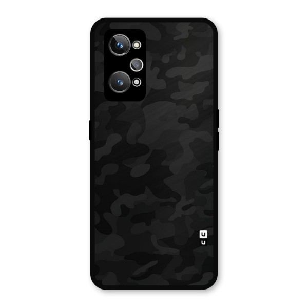 Black Camouflage Metal Back Case for Realme GT 2