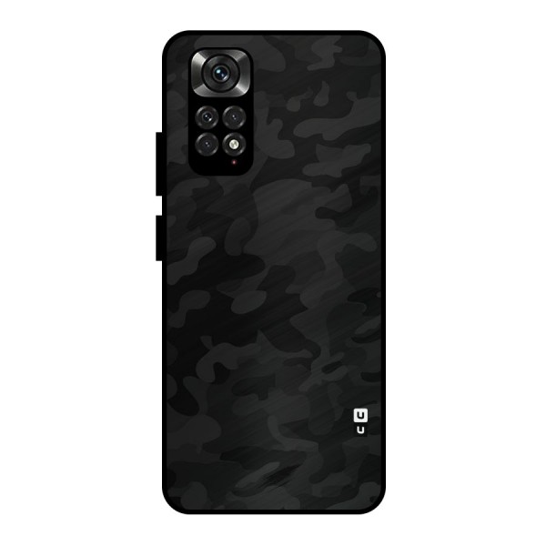 Black Camouflage Metal Back Case for Redmi Note 11 Pro Plus 5G