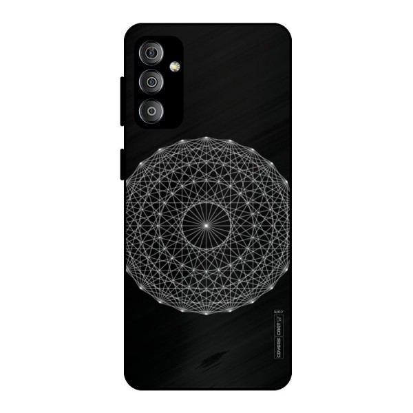 Black Clipart Metal Back Case for Galaxy F23